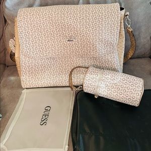 Guess diaper bag in great condition